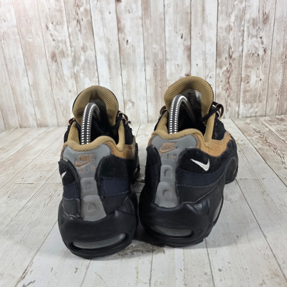 Nike Air Max 95 Mens Black Elemental Gold Sneakers DM0011-004 Size 7 - Picture 5 of 8